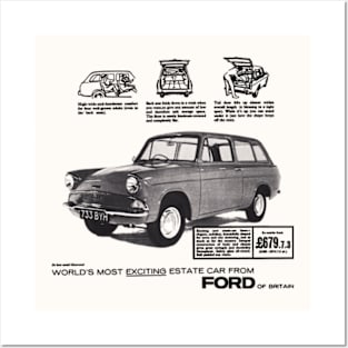 FORD ANGLIA ESTATE - advert Posters and Art